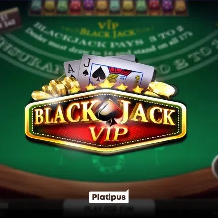 Blackjack VIP logo by Platipus at Wintopia Casino