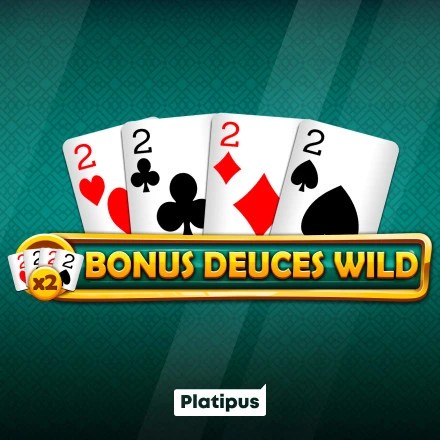 Bonus Deuces Wild casino game by Platipus – featured logo at Wintopia Casino