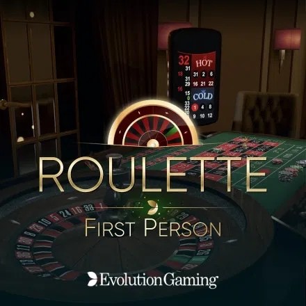 First Person Roulette logo – Table Games by Evolution at Wintopia Casino