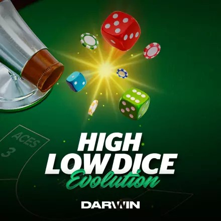Play the High Low Dice Evolution slot by Darwin Gaming on Wintopia Casino